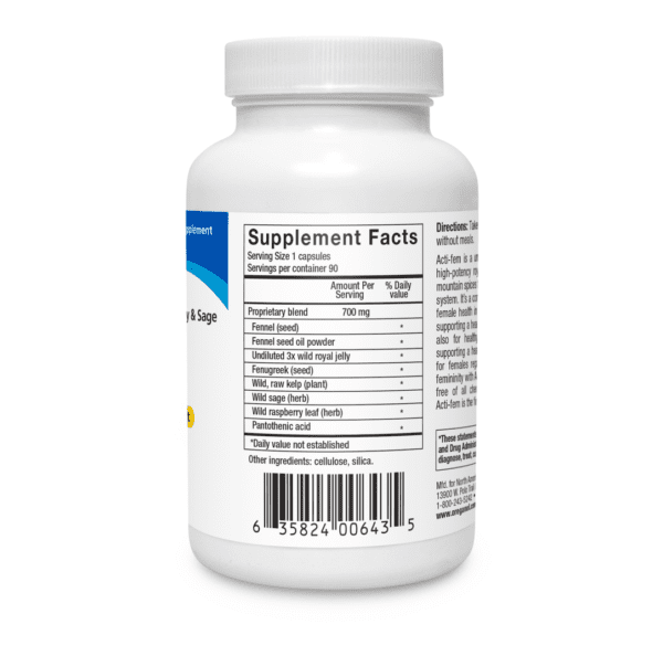 ActiFem supplement facts
