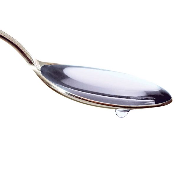 Essence of RosePetals on spoon