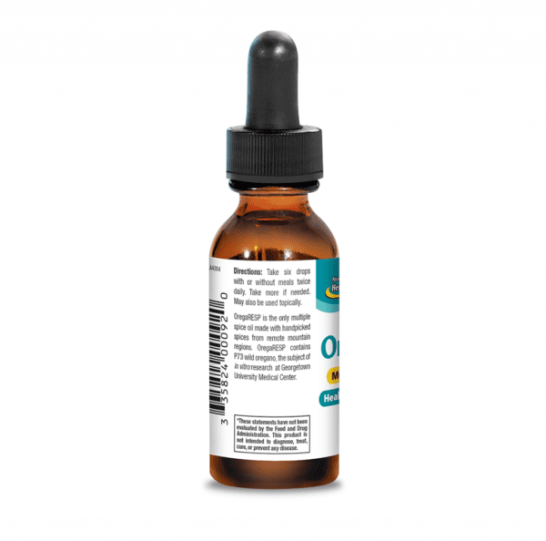 OregaRESP 1oz Directions Label