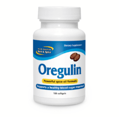 Oregulin 180 Softgels Front Label