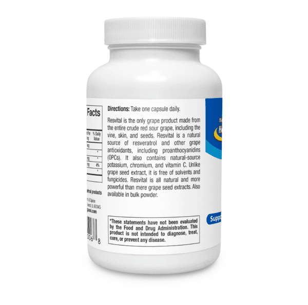 Resvital capsules directions label