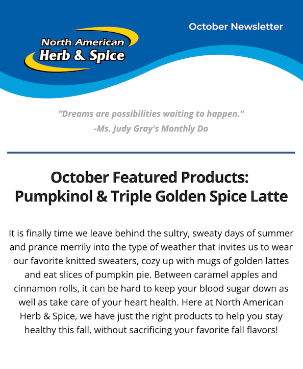 October Newsletter