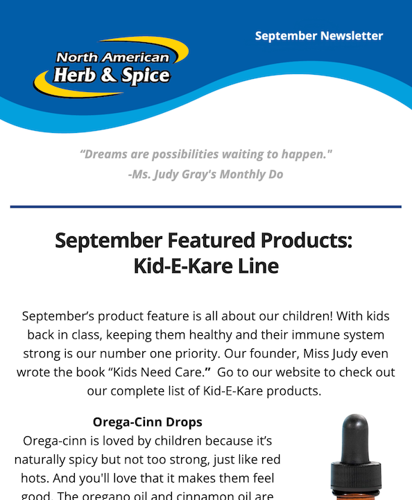 September Newsletter
